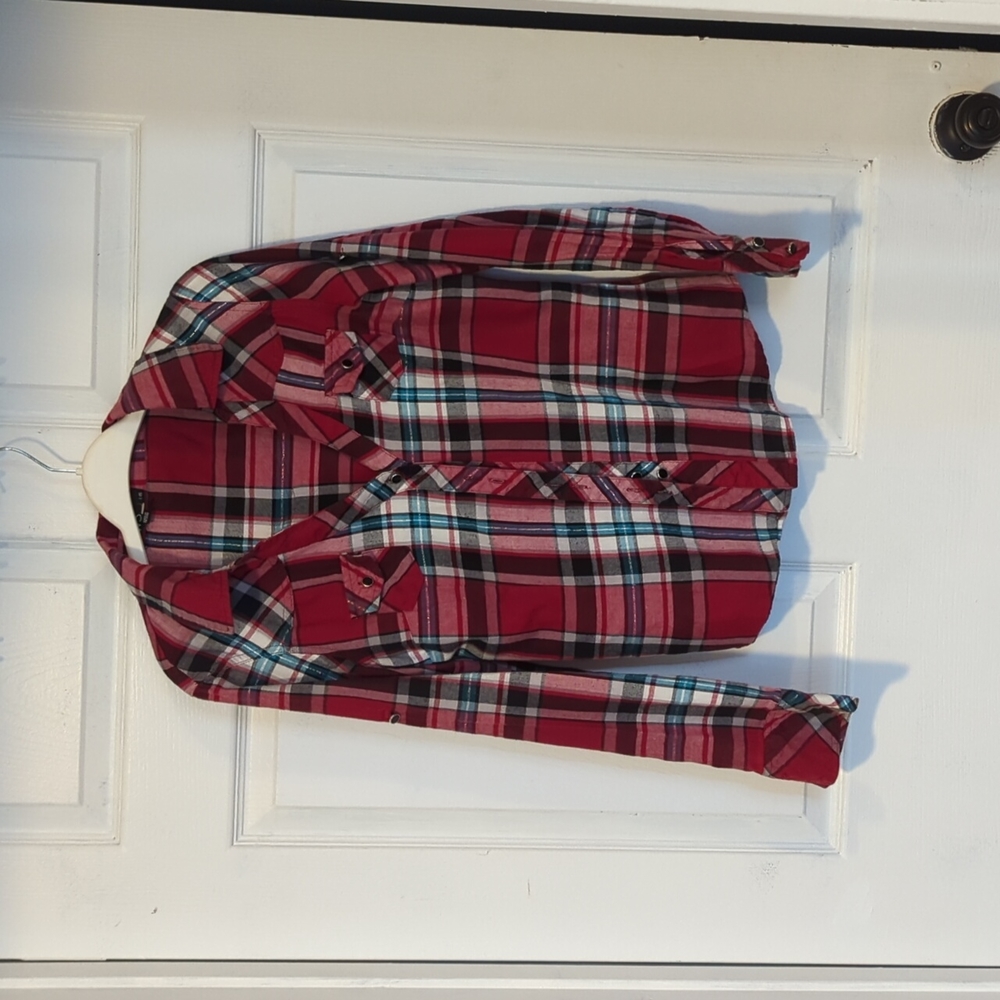 Plaid flannel shirt